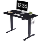 Furnny Height Adjustable Office Desk  Electric Standing Desk with Desk Top - Black