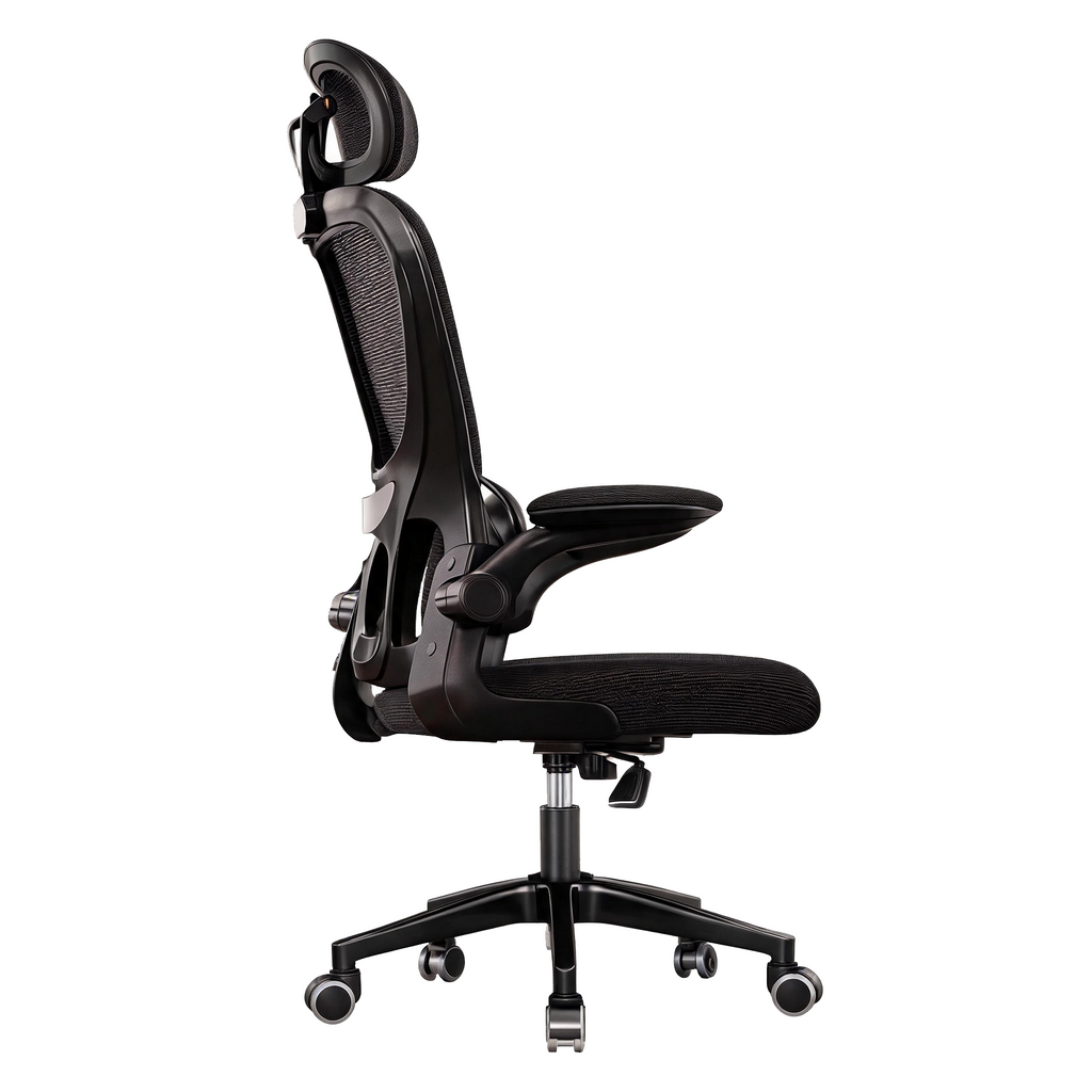 Furnny 808 Ergonomic Mesh Office Chair High Back Desk Chair with 3D Adjustable Headrest