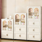 Furnny Folding Wardrobe Layered Storage for Kids Movable Caster Wheels - 2 Layers