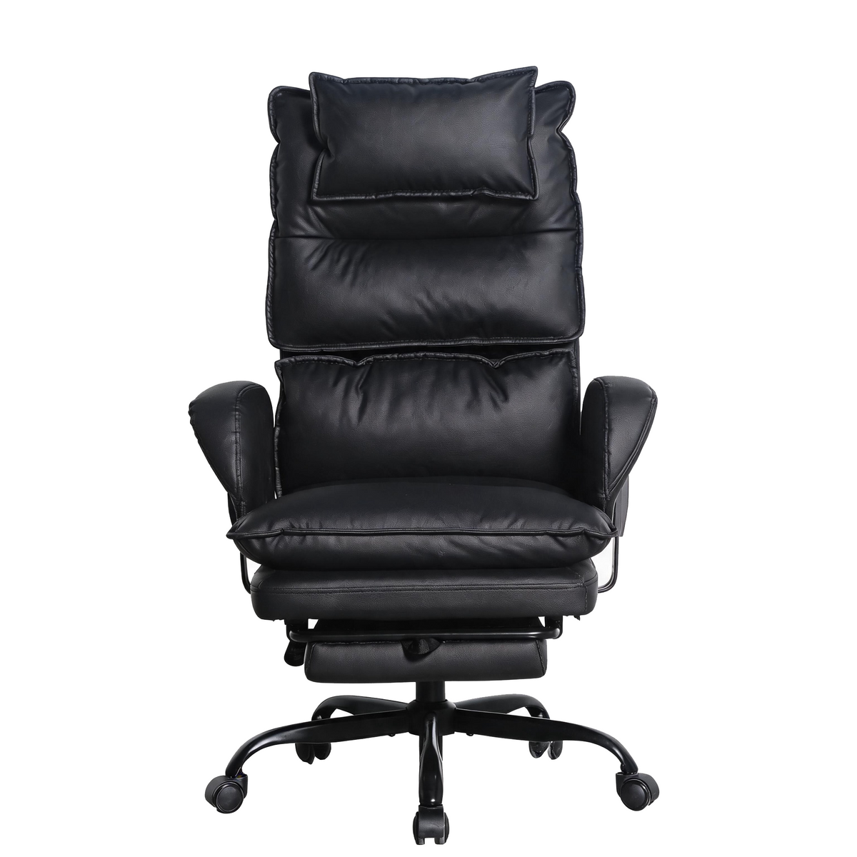 Furnny L3072 Executive Leather Office Chair with Cloud-Soft Cushion