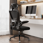 Furnny Ergonomic Mesh Office Chair High Back Desk Chair with 3D Adjustable Headrest