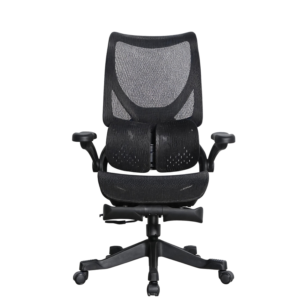 Furnny E958 Ergonomic Office Chair 4-Level Back Height/Dual-Zone Adaptive Lumbar
