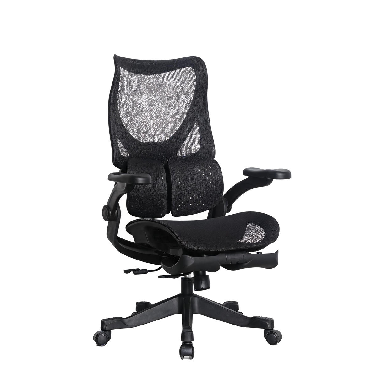 Furnny E958 Ergonomic Office Chair 4-Level Back Height/Dual-Zone Adaptive Lumbar