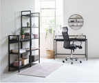 Furnny Ergonomic High-Back Office Chair - Black