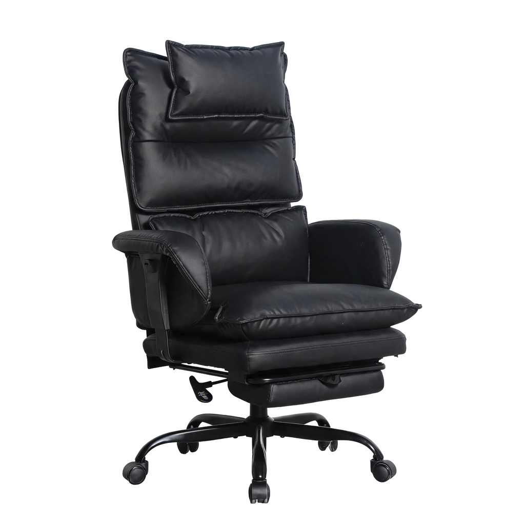 Furnny L3072 Executive Leather Office Chair with Cloud-Soft Cushion