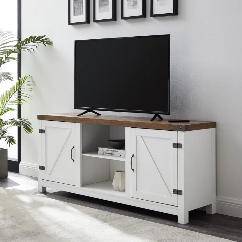 Furnny 58" 2-Door TV Stand for TVs up to 65"