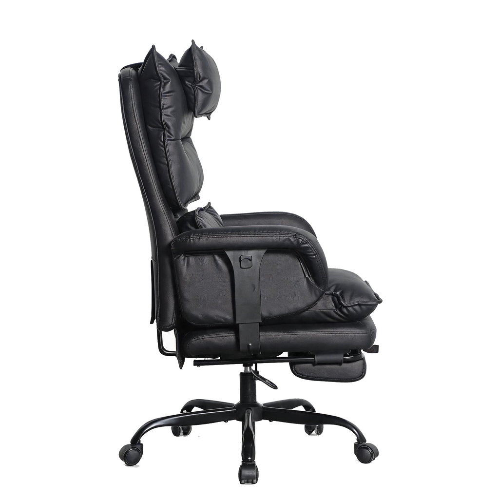 Furnny L3072 Executive Leather Office Chair with Cloud-Soft Cushion