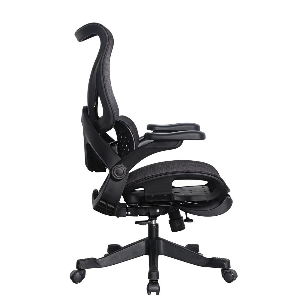 Furnny E958 Ergonomic Office Chair 4-Level Back Height/Dual-Zone Adaptive Lumbar