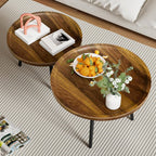 Furnny Soild wood Nesting Coffee Table Set Side Table Sofa Side End Tables