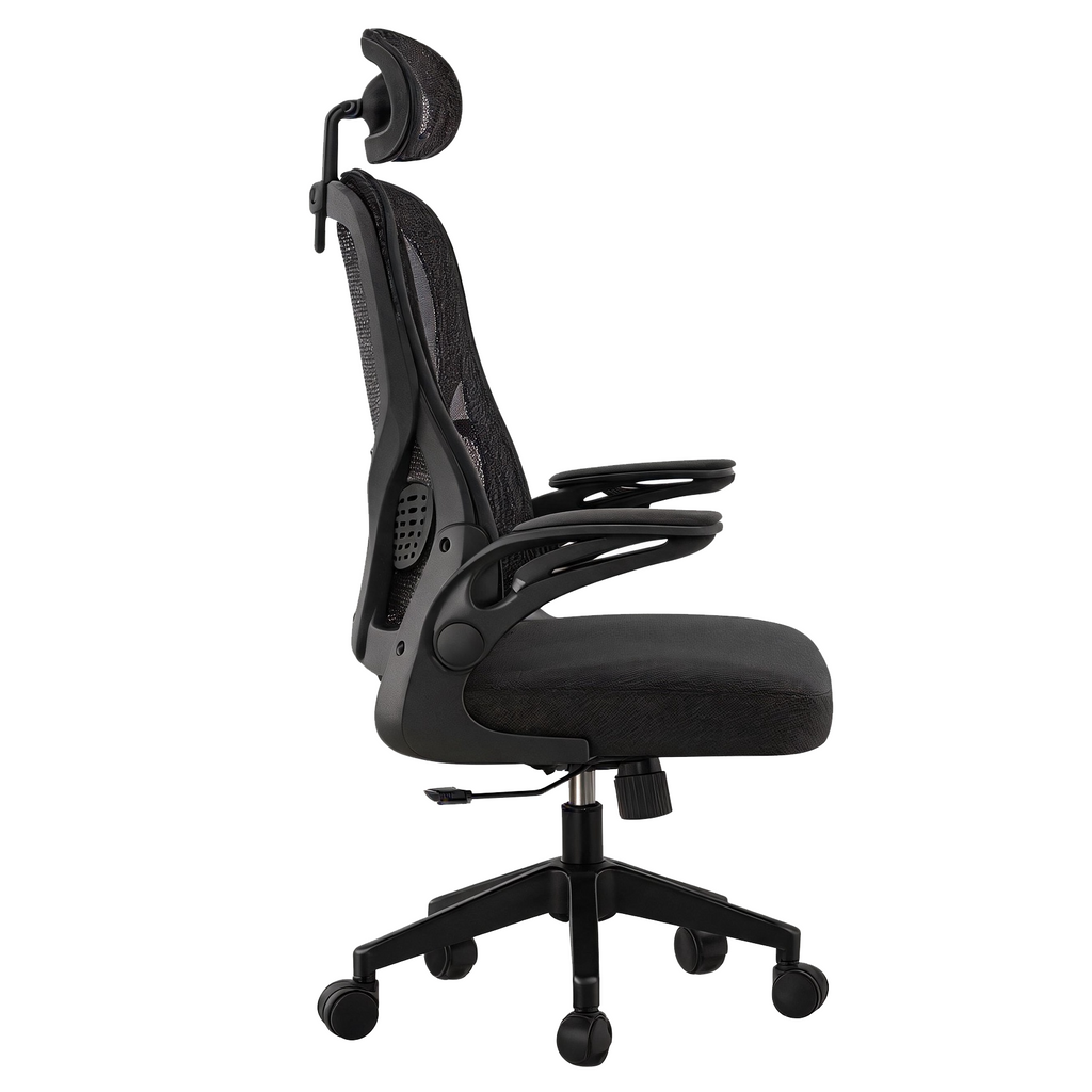 Furnny T06 Office Chair with Adjustable headrest/lumbar/90° flip-up armrests