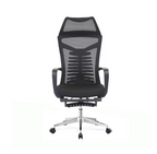 Furnny Office Chair-Ergonomic Retractable Footrest Adjustable High-Back