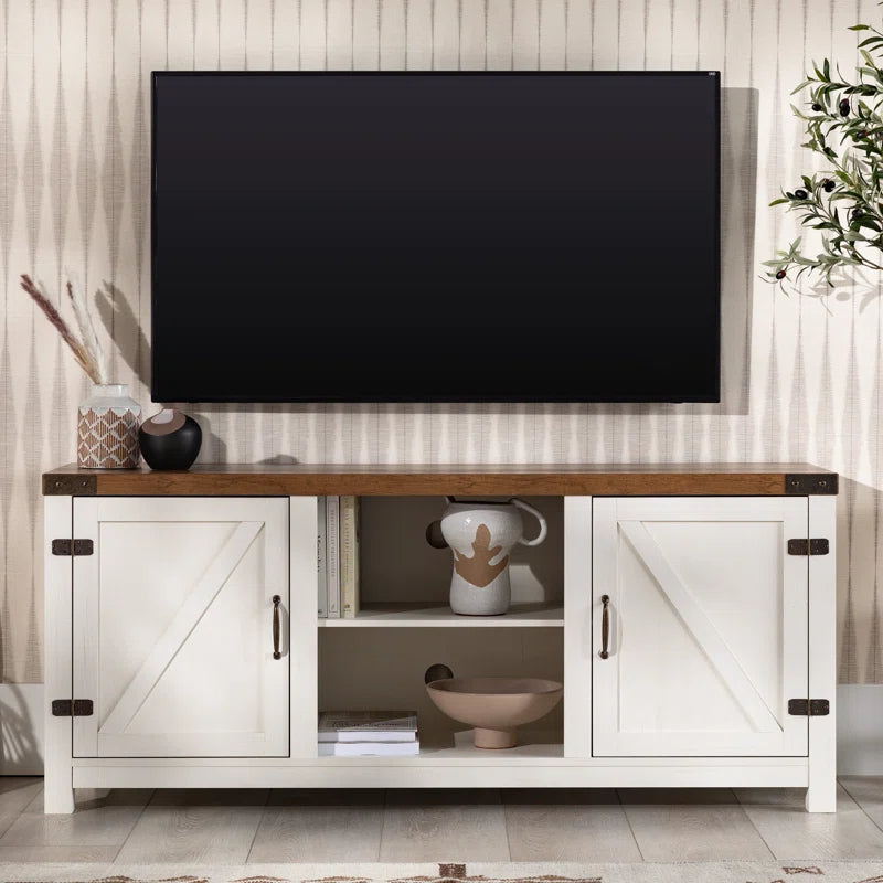 Furnny 58" 2-Door TV Stand for TVs up to 65"