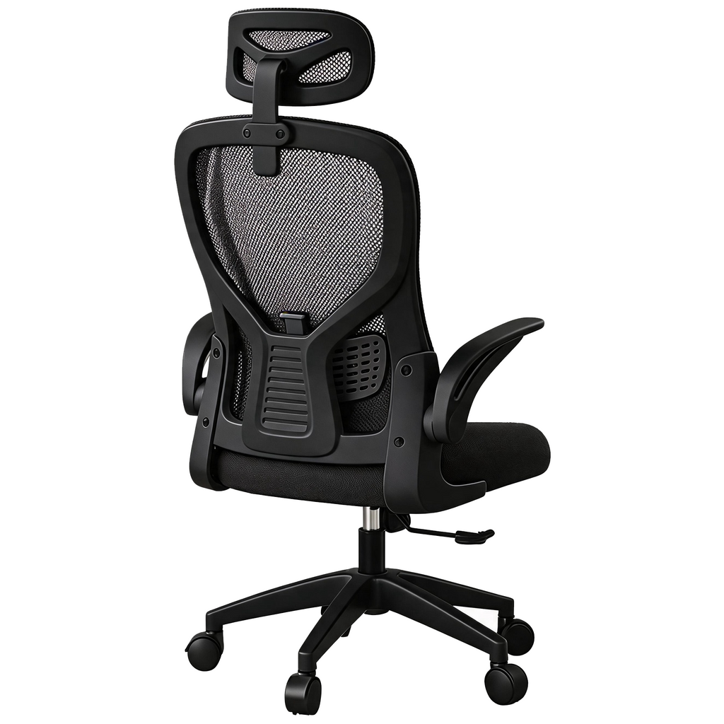 Furnny T06 Office Chair with Adjustable headrest/lumbar/90° flip-up armrests