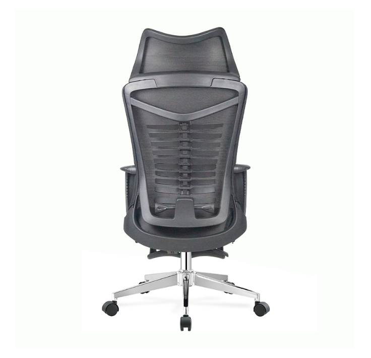 Furnny Office Chair-Ergonomic Retractable Footrest Adjustable High-Back