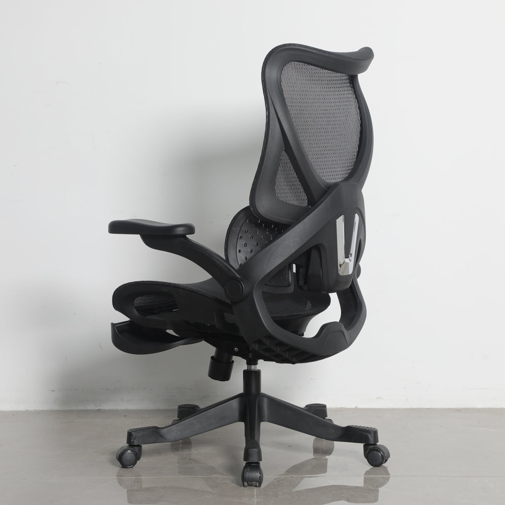 Furnny E958 Ergonomic Office Chair 4-Level Back Height/Dual-Zone Adaptive Lumbar