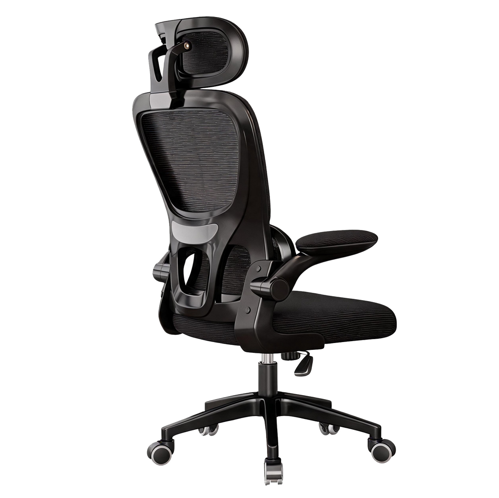 Furnny 808 Ergonomic Mesh Office Chair High Back Desk Chair with 3D Adjustable Headrest