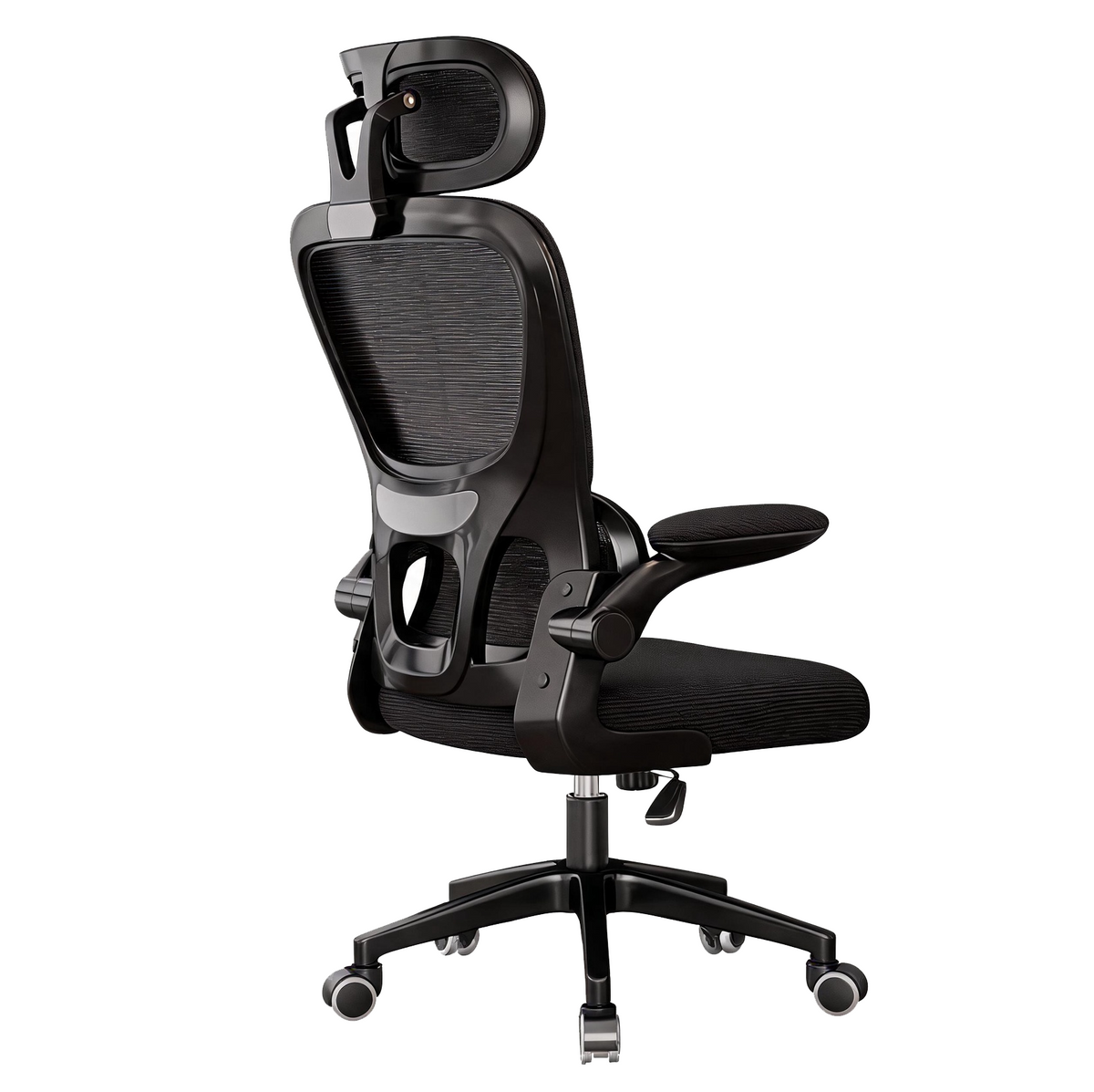 Furnny 808 Ergonomic Mesh Office Chair High Back Desk Chair with 3D Adjustable Headrest