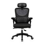 Furnny 808 Ergonomic Mesh Office Chair High Back Desk Chair with 3D Adjustable Headrest